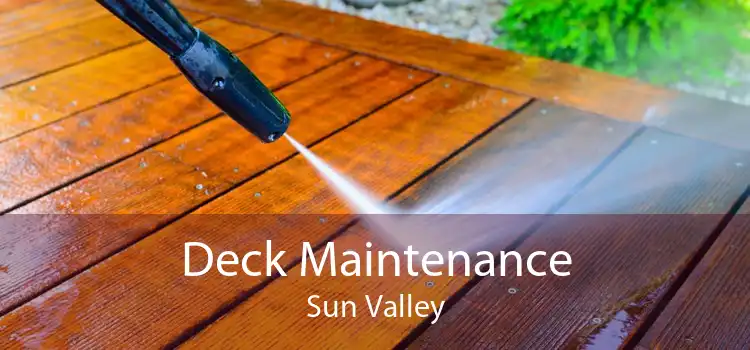 Deck Maintenance Sun Valley