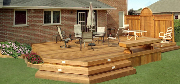 Cedar Composite Decking in Sun Valley, CA