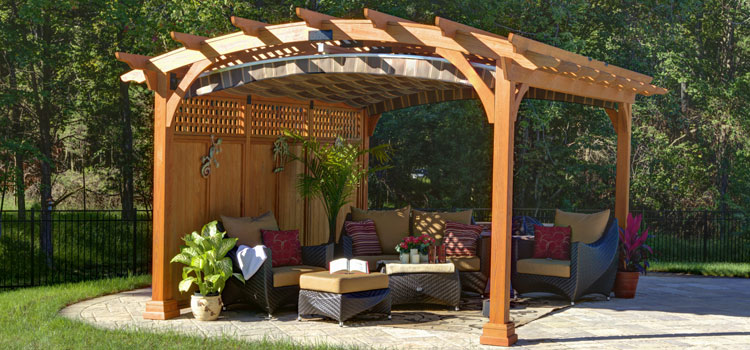 Modern Wood Pergola Installation in Sun Valley, CA