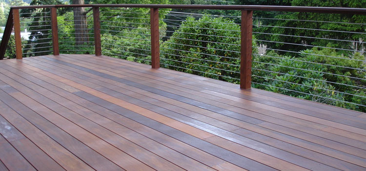 Installing IPE Decking in Sun Valley, CA